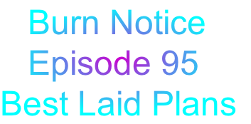    Burn Notice
   Episode 95
Best Laid Plans